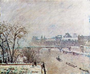 卡米耶 畢沙羅 The Seine Viewed from the Pont-Neuf, Winter 卡米耶 畢沙羅 The Seine Viewed from the Pont-Neuf, Winter